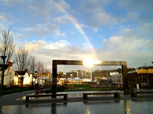 Millennium Town Park rainbow 